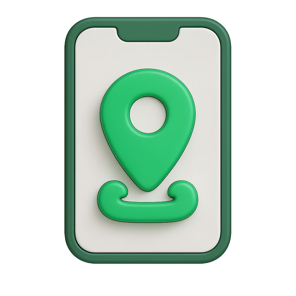 Icono PNG rojo de teléfono móvil para acceso móvil