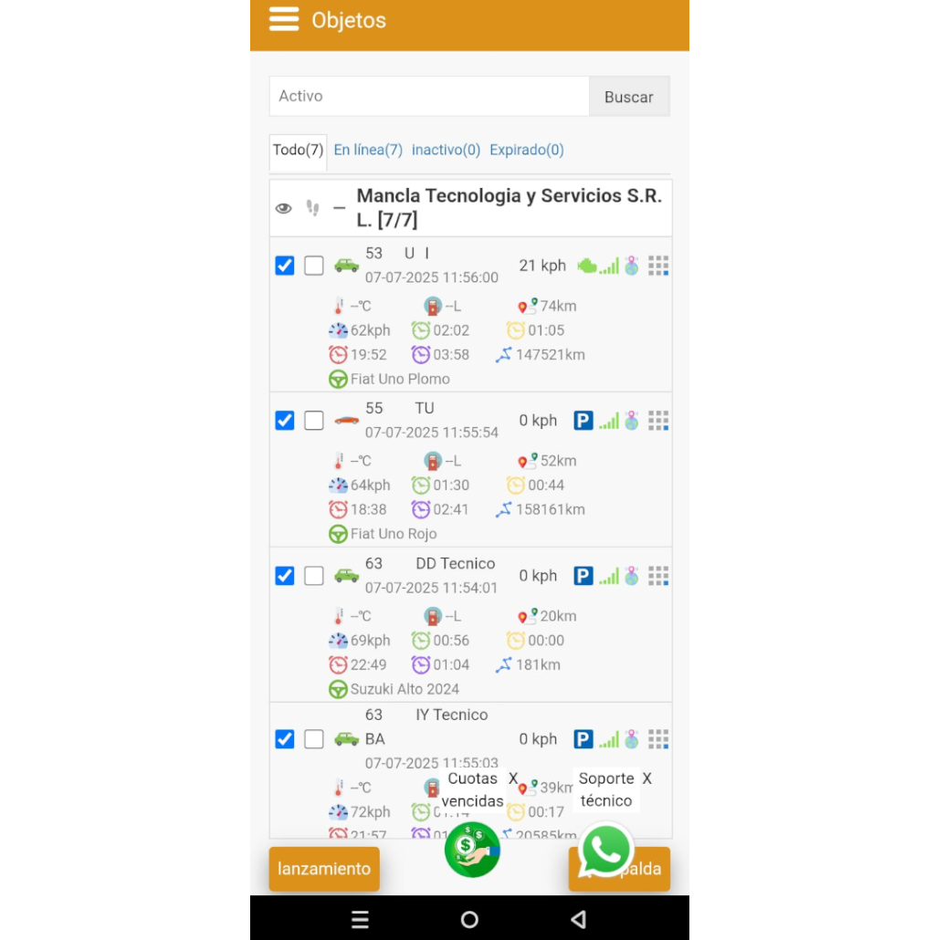 Pantalla de celular moderna con bordes muy redondeados, fondo blanco y diseño limpio, mostrando una imagen de pantalla con texto 'Administración de Usuarios'
